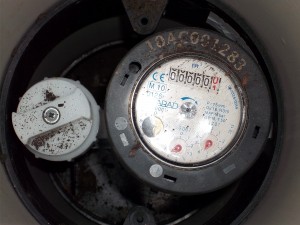 Temporary water metering installed by Token Engineering as part of water audit.